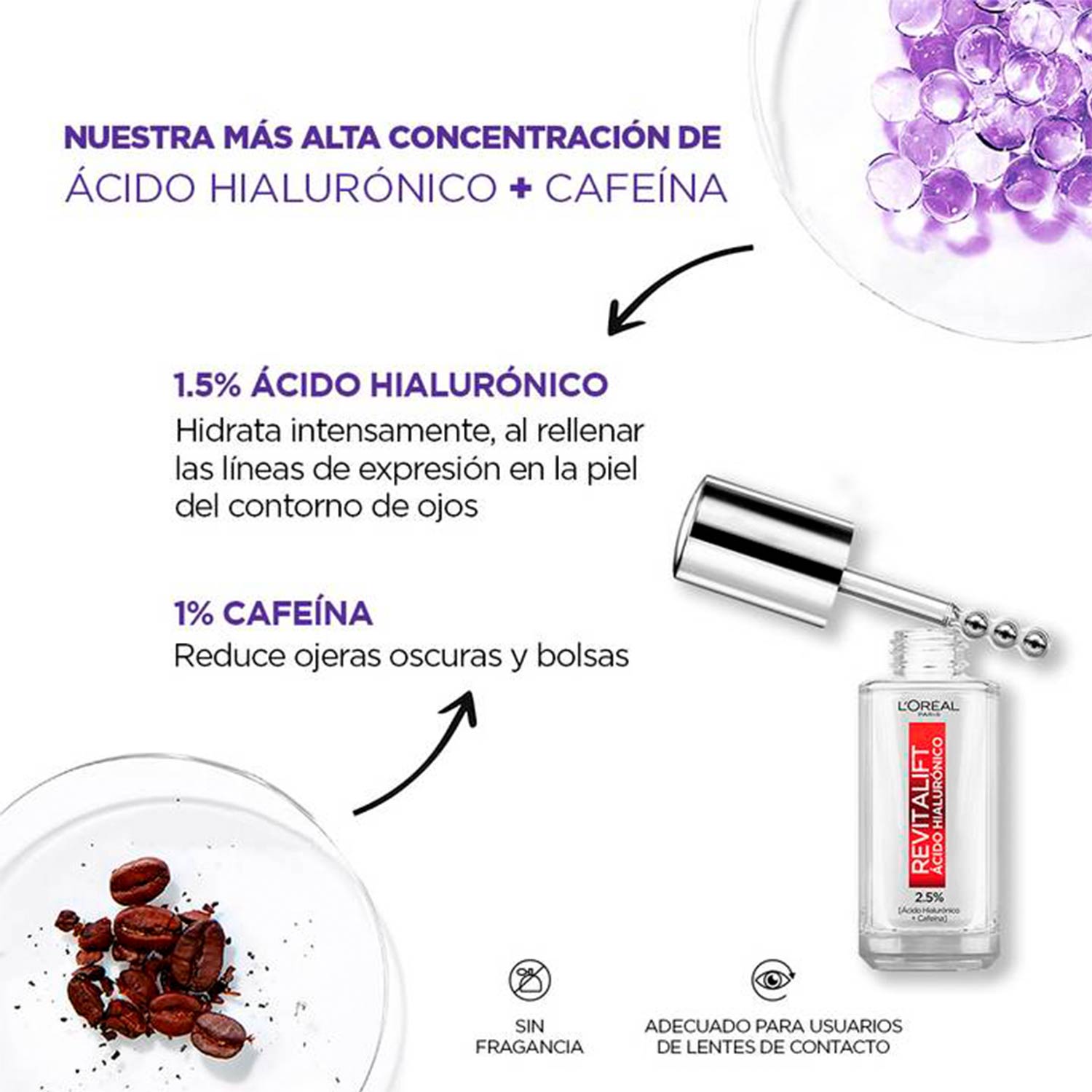 Revitalift Acido Hialuronico Ojos Serum
