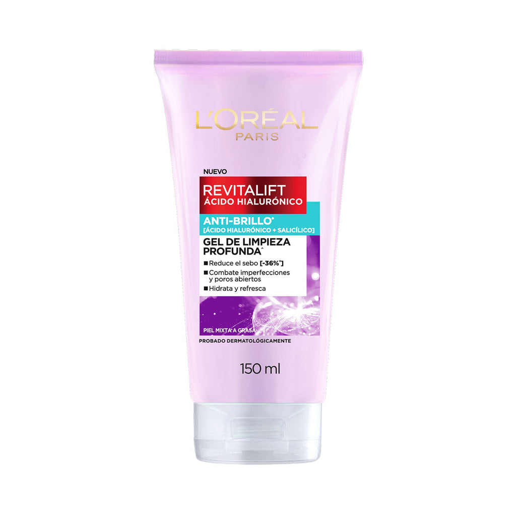 Revitalift Hialuronico Gel de Limpieza Hidratante Anti Brillo