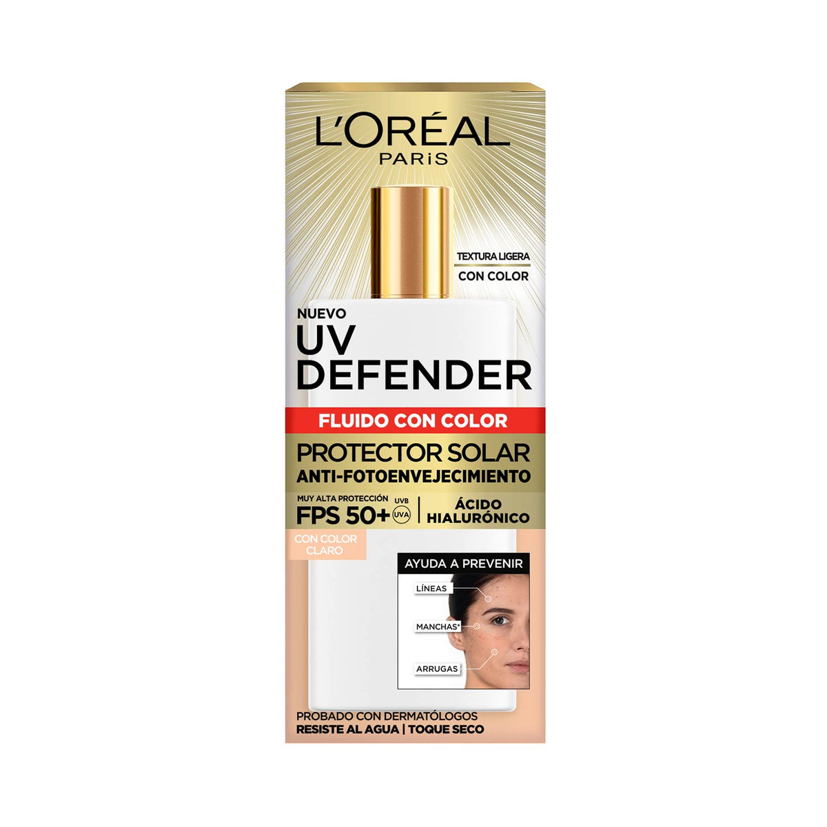 UV Defender Fluido Claro FPS50+