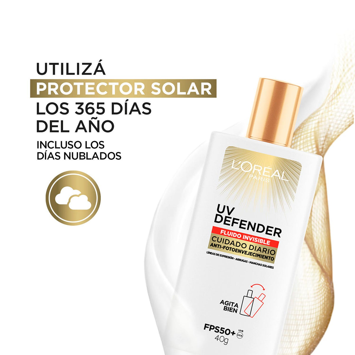 UV Defender Fluido Claro FPS50+