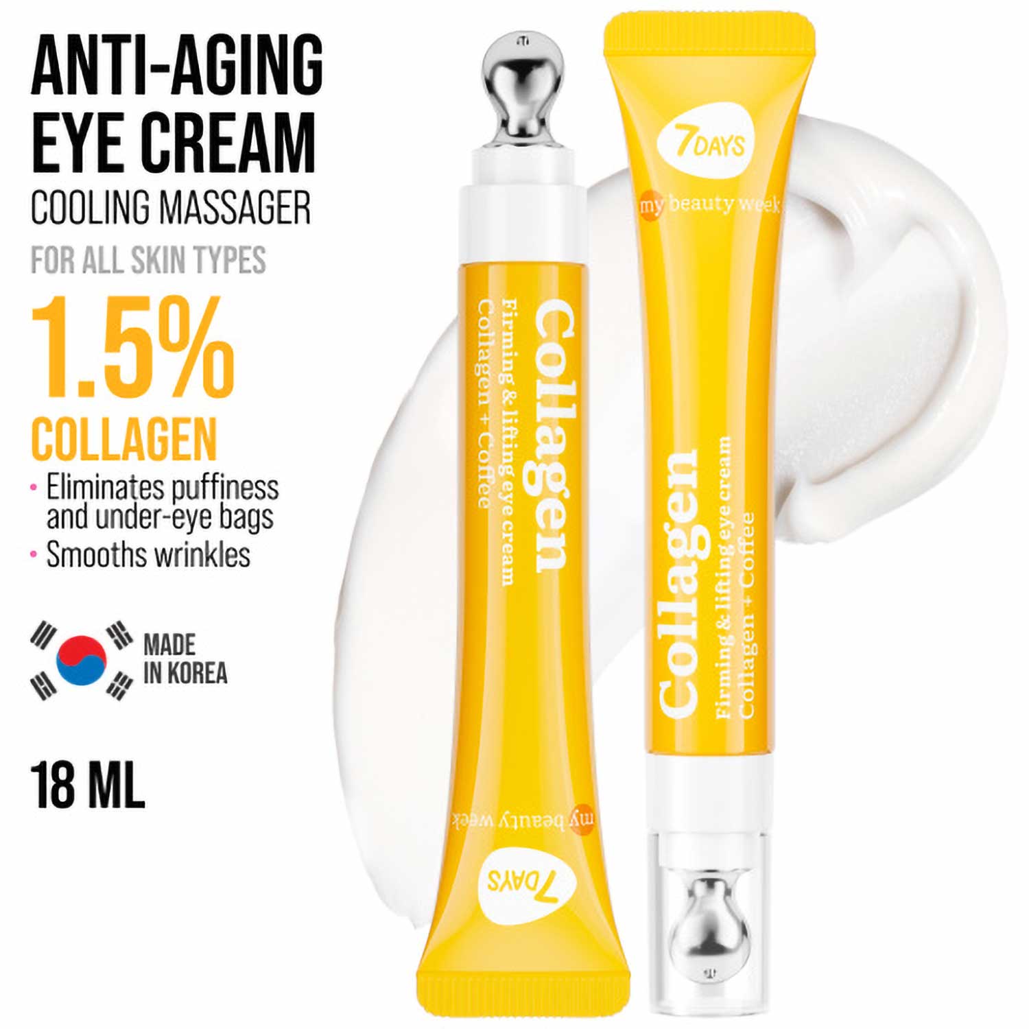 7DAYS Mbw Eye Cream Firming and Lifting Collagen