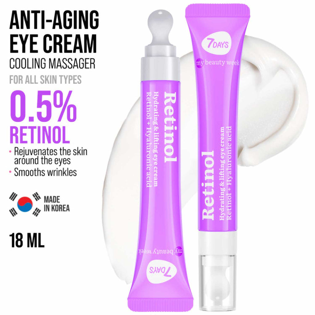 7DAYS My Beauty Week Eye Cream Anti-age & Lifting Retinol 18 ML