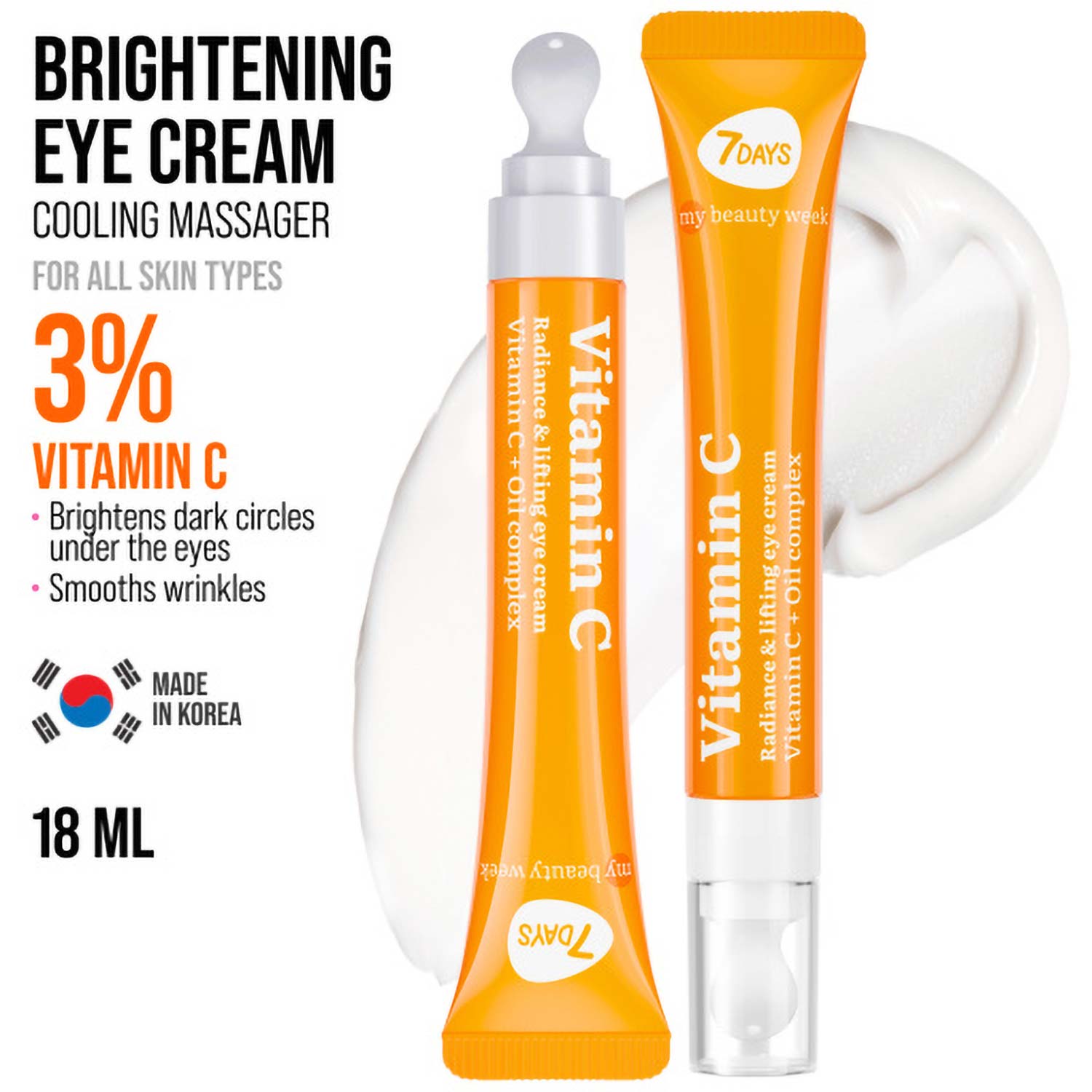 7DAYS My Beauty Week Eye Cream Radiance & Lifting Vitamin C