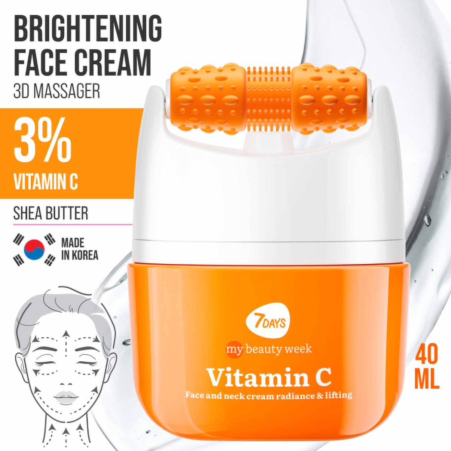 7DAYS My Beauty Week Cream 40 ML Radiance & Lifting Vitamin C