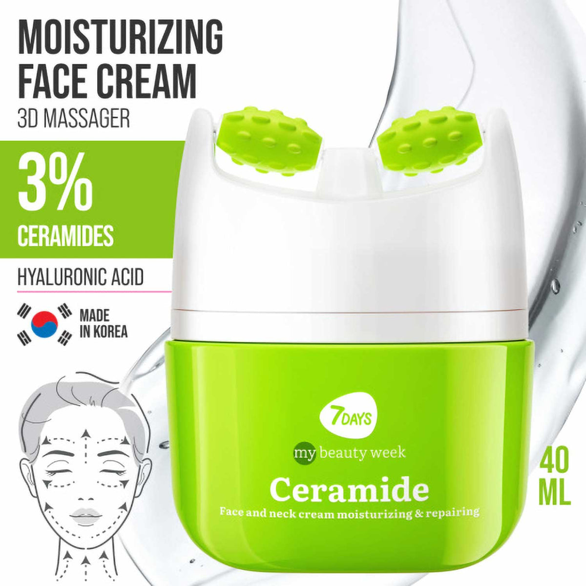 7DAYS My Beauty Cream 40 ML Moisturizing & Repairing Ceramide