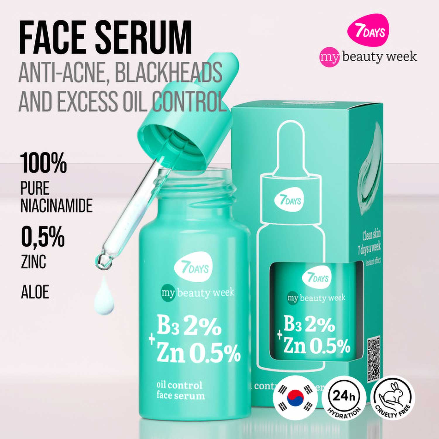7DAYS My Beauty Week Oil Control Serum B3+ZN