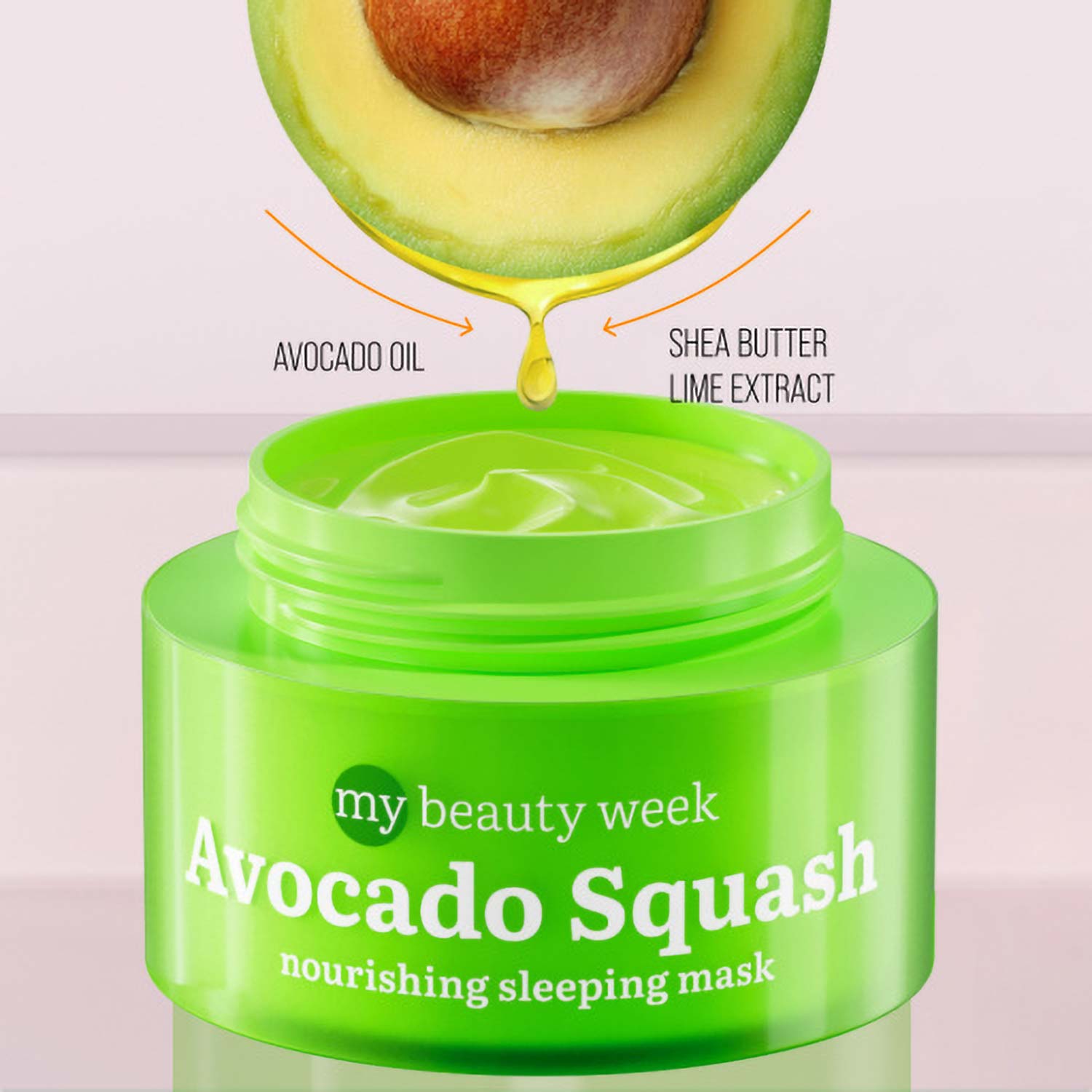 7DAYS My Beauty Week Sleeping Mask Avocado Squash