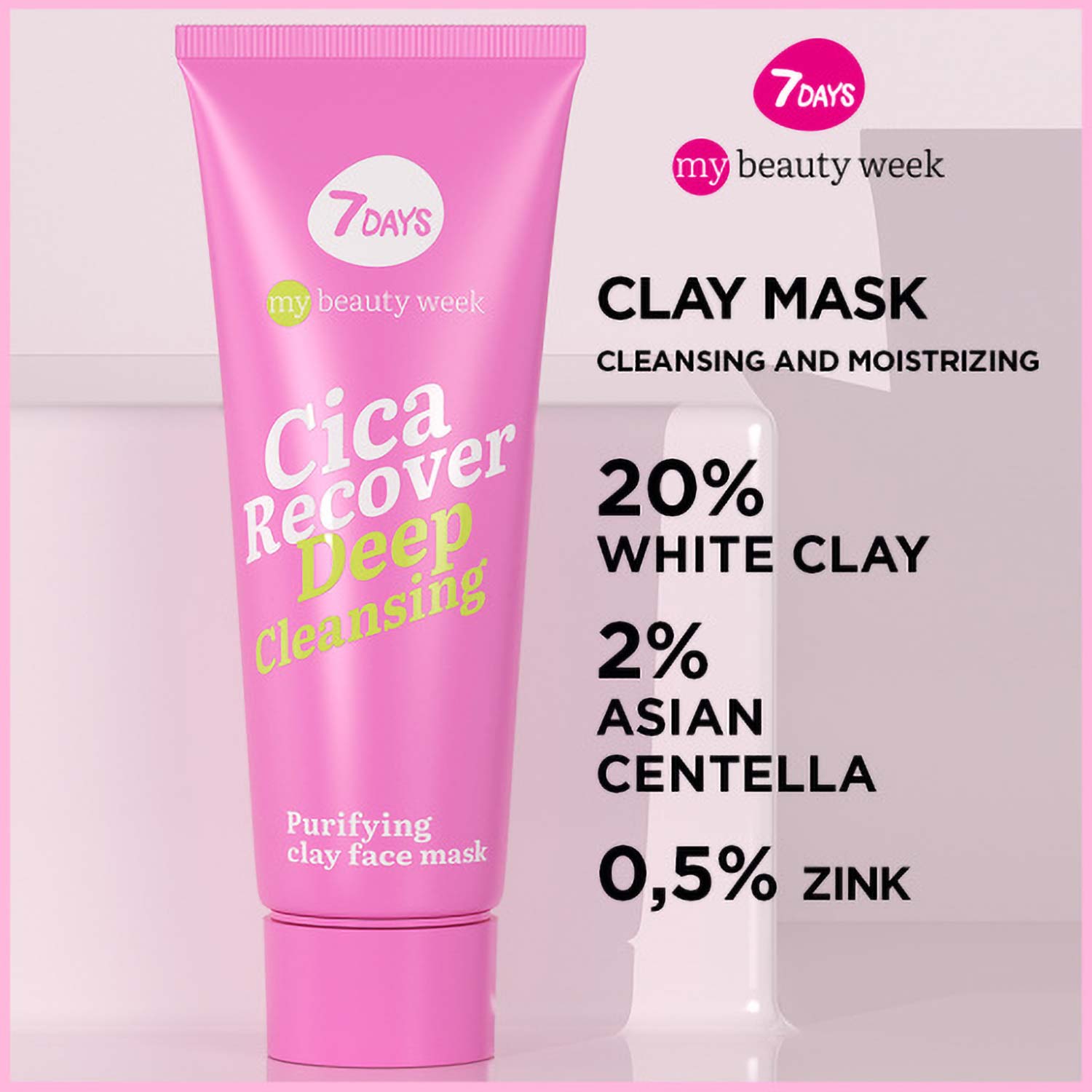 7DAYS My Beauty Week Clay Mask Cica Recover
