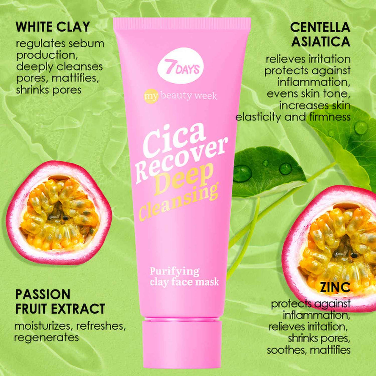 7DAYS My Beauty Week Clay Mask Cica Recover