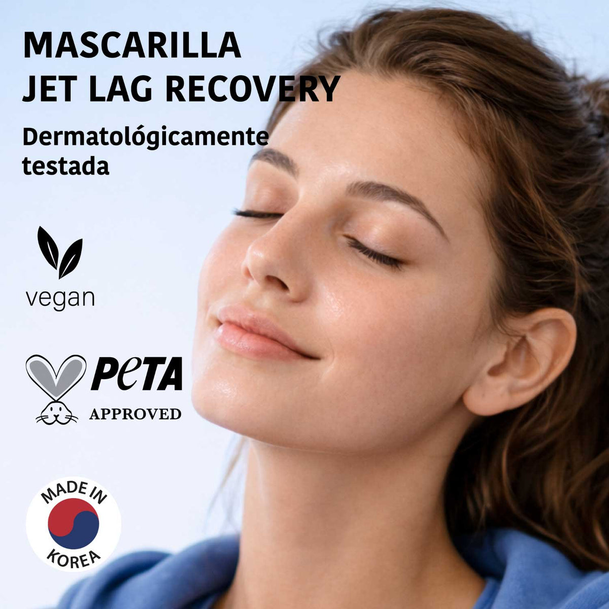 Mascarilla Jet Lag Recovery Antifatiga