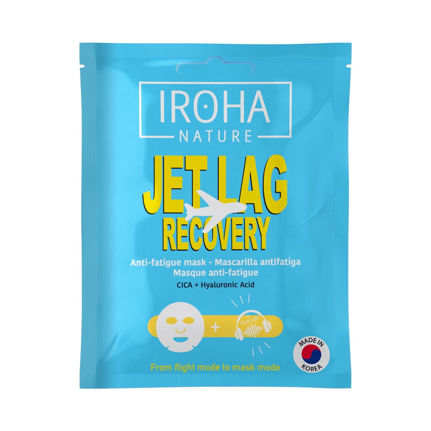 Mascarilla Jet Lag Recovery Antifatiga
