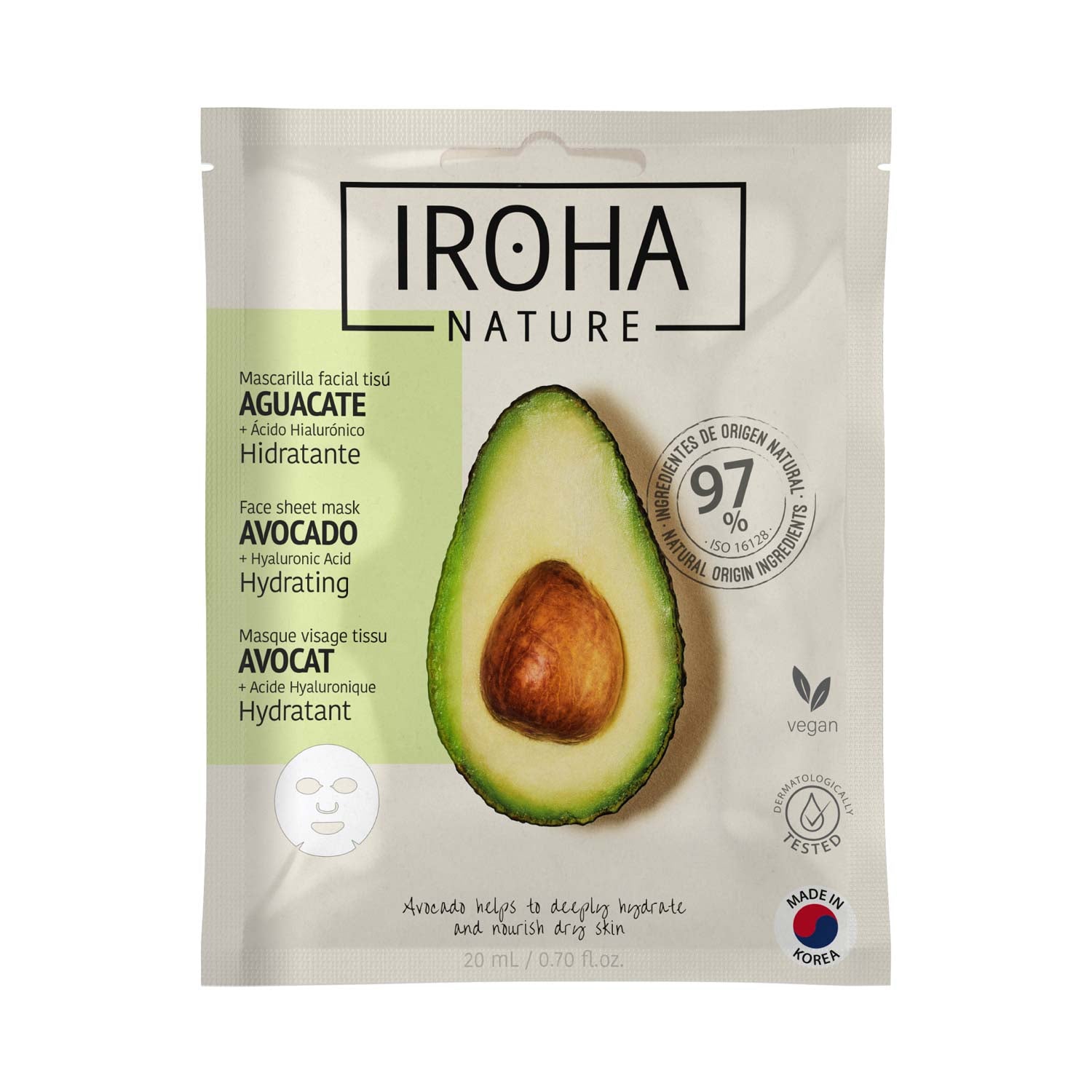Mascarilla Hidratante Aguacate