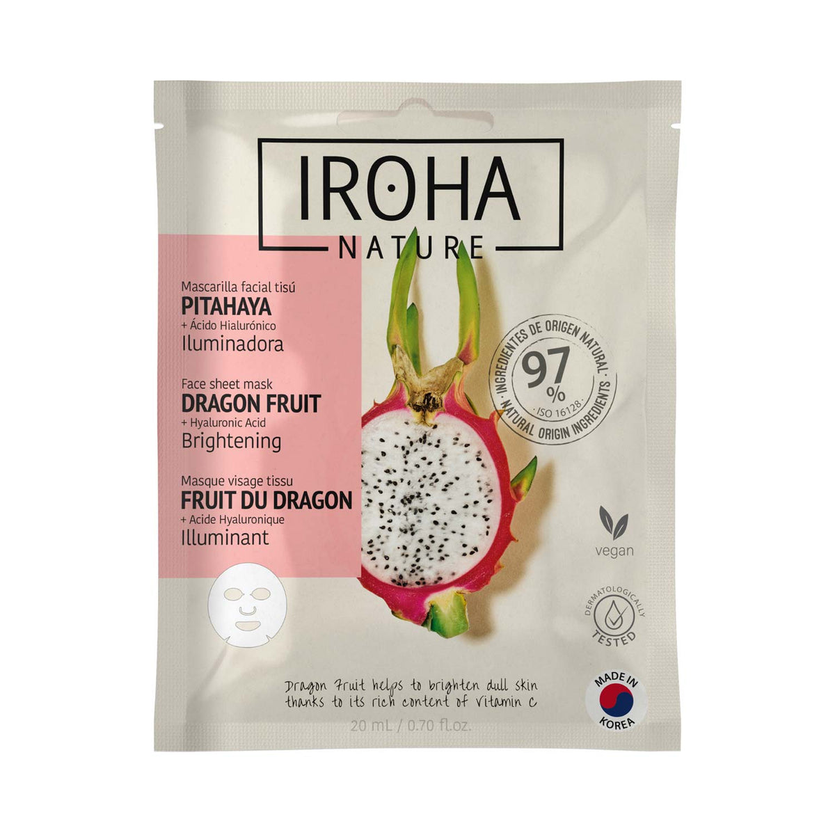 Mascarilla Iluminadora Pitahaya