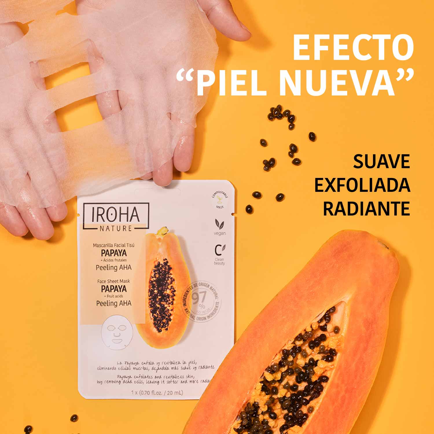 Mascarilla Peeling AHA Papaya