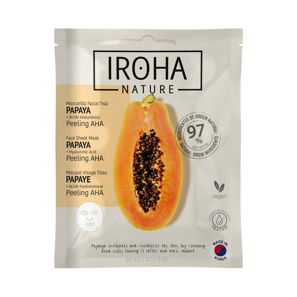 Mascarilla Peeling AHA Papaya