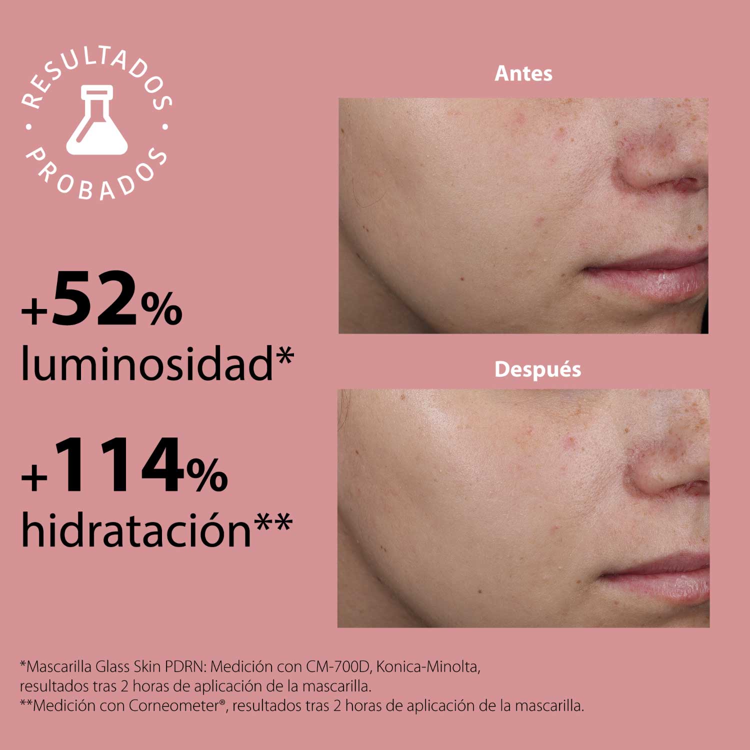 Iroha Nature Mascarilla Hidrogel Glass Skin con Pdrn