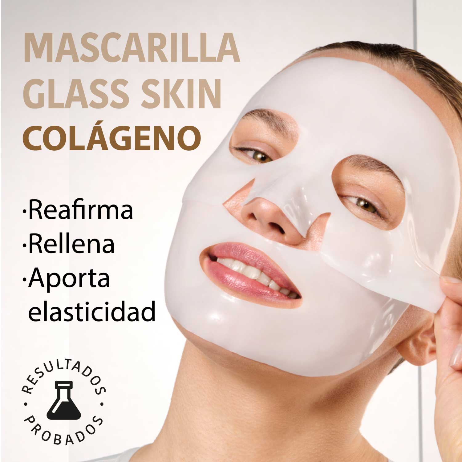 Iroha Nature Mascarilla Hidrogel Glass Skin con Colágeno