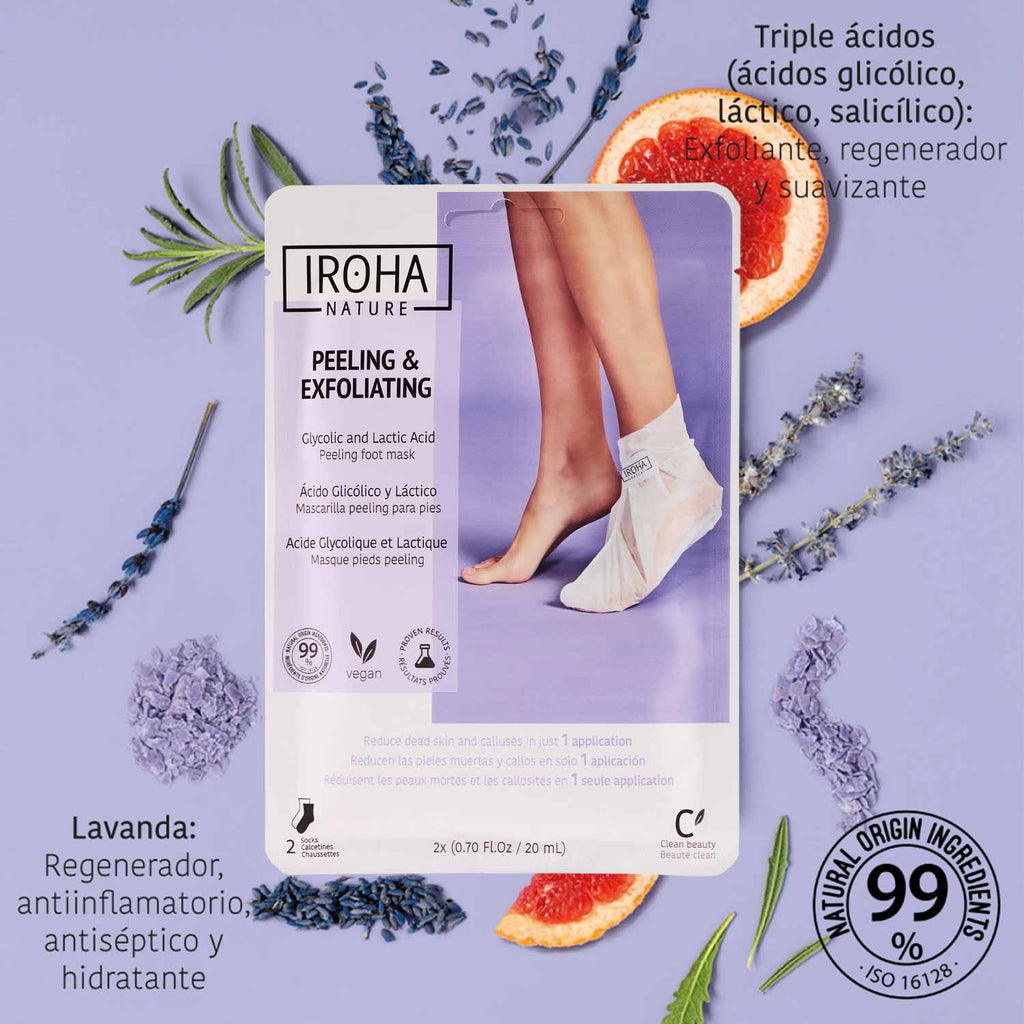 Calcetines Mascarilla Peeling y Exfoliantes