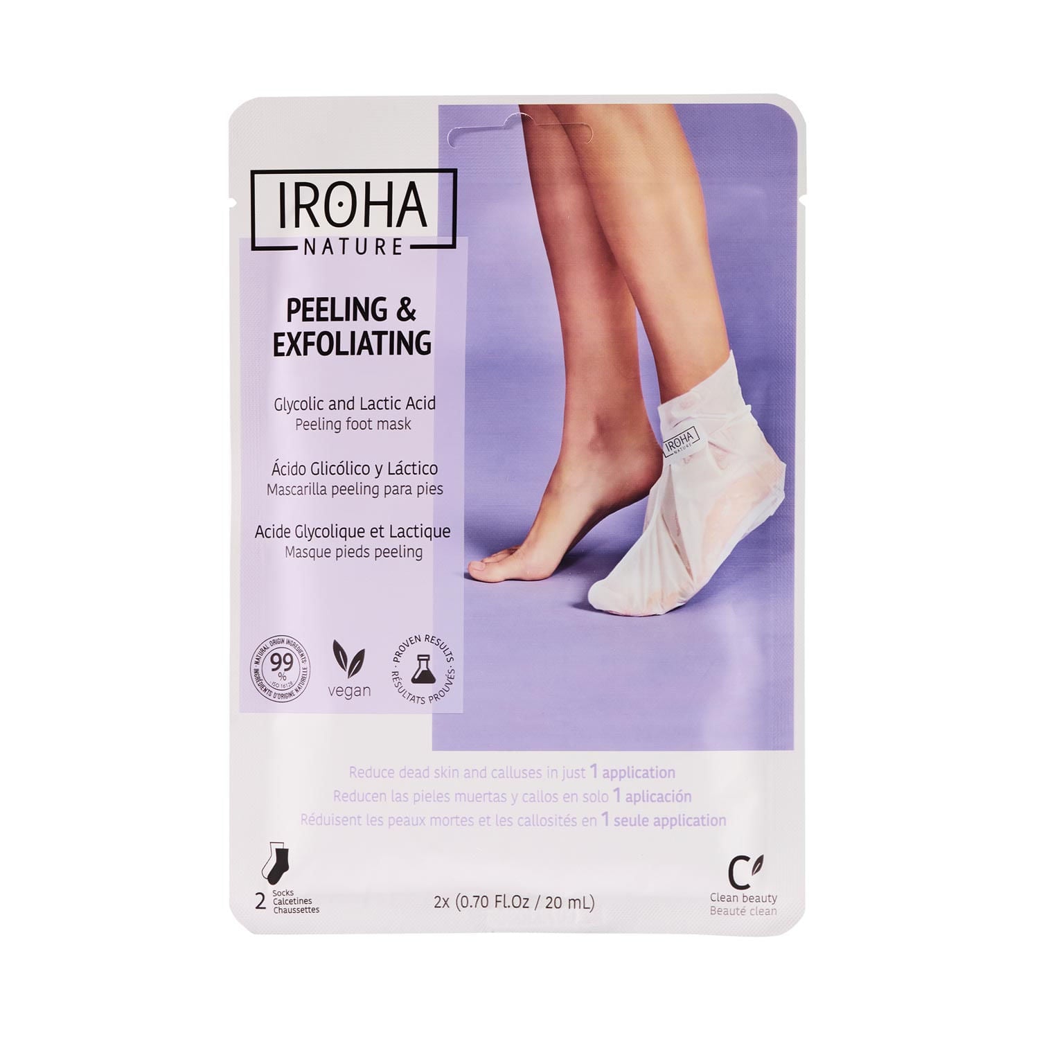 Calcetines Mascarilla Peeling y Exfoliantes