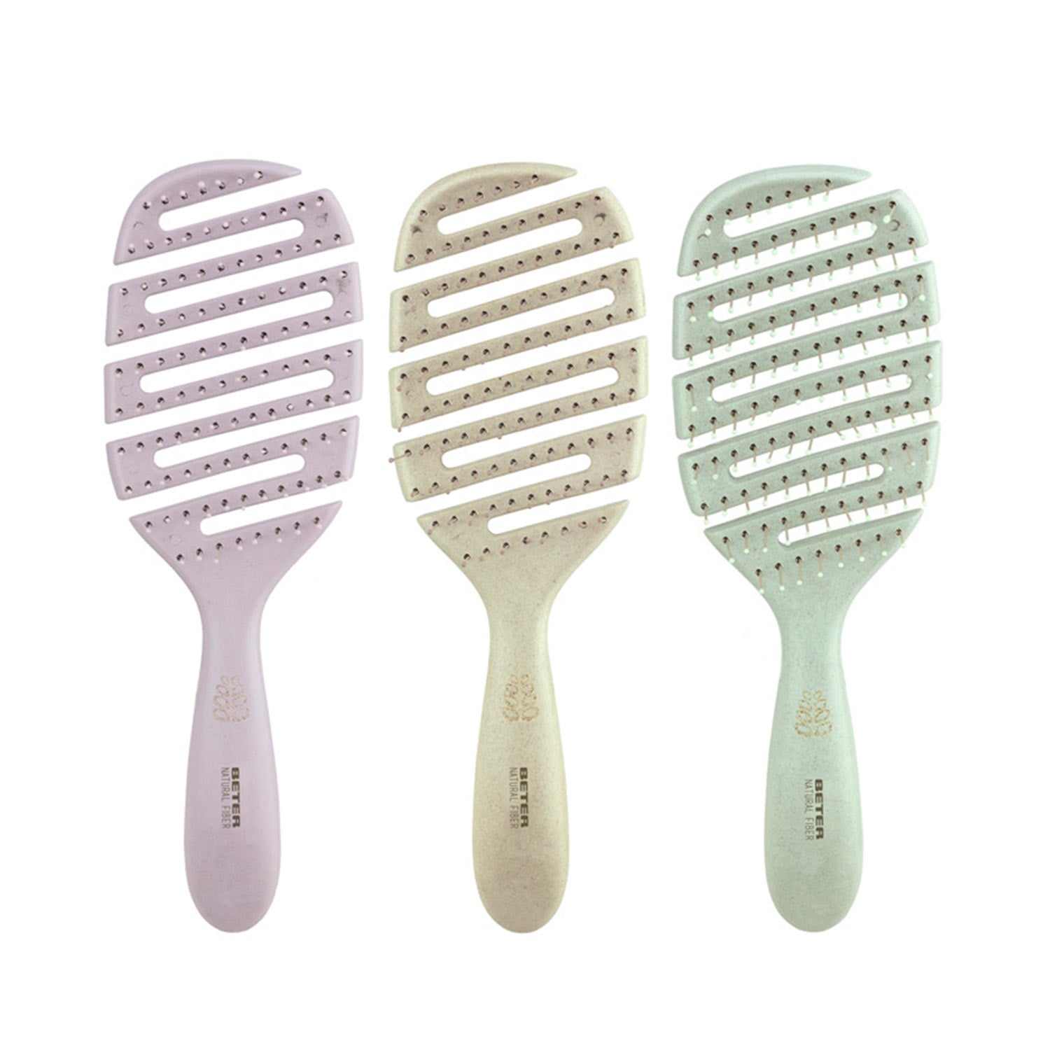 Natural Fiber Cepillo Esqueleto Púan NY