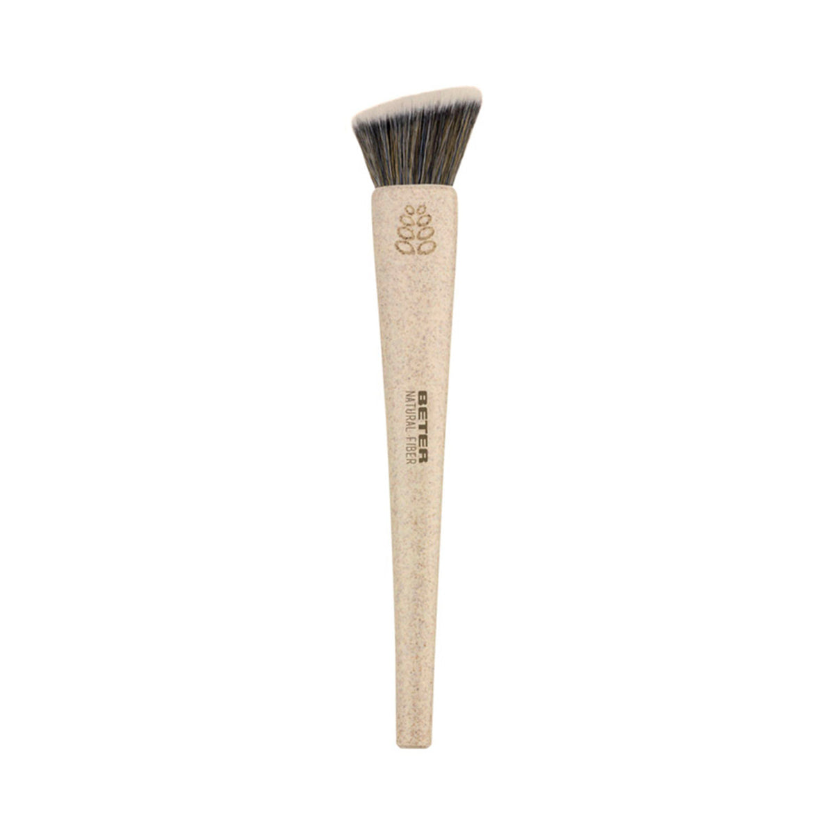 Natural Fiber Brocha Flat Top Kabuki Pelo Sintetico