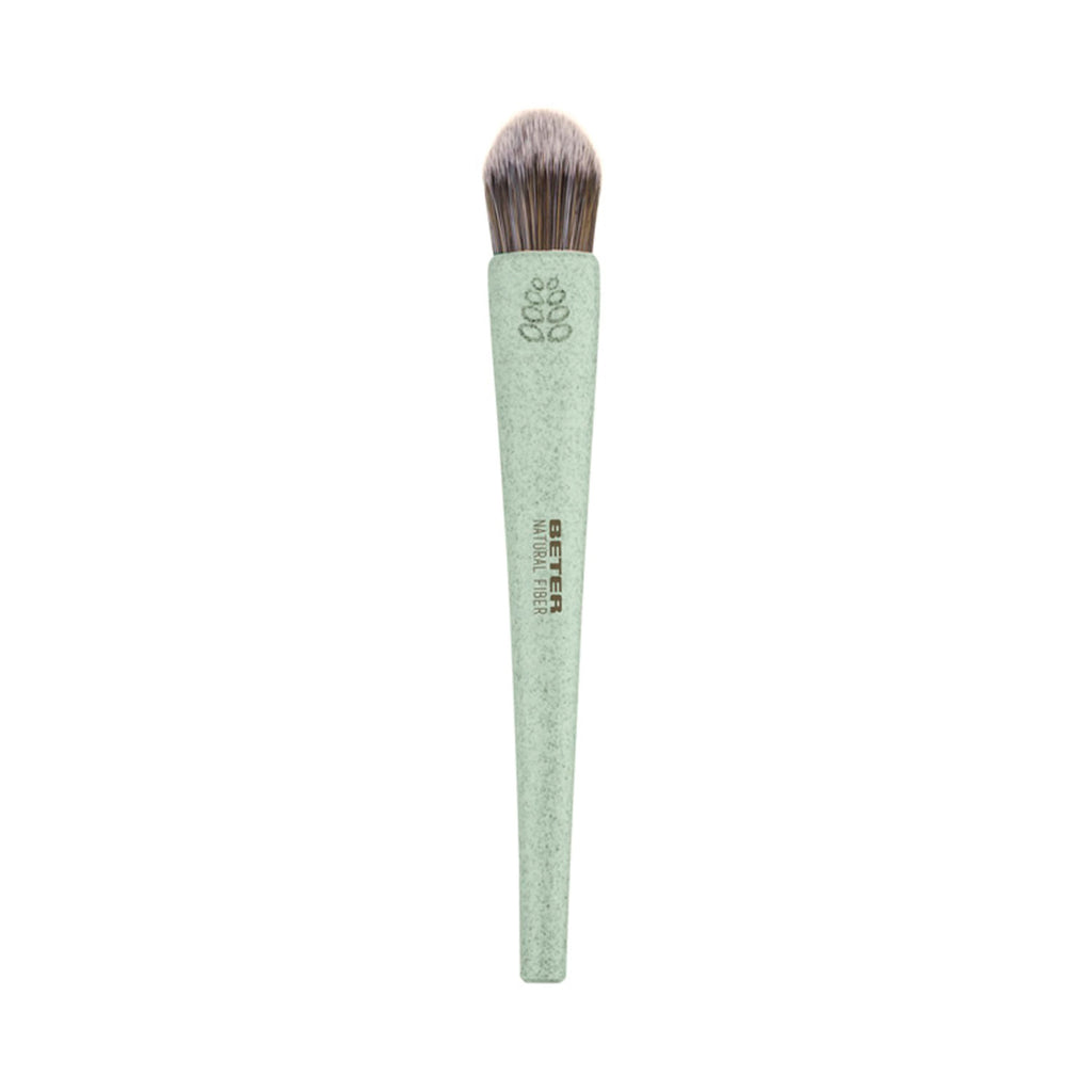 Natural Fiber Brocha Maquillaje Fluido Pelo Sintetico