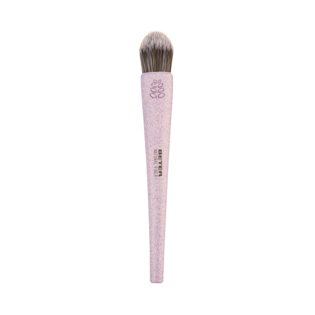 Natural Fiber Brocha Maquillaje Fluido Pelo Sintetico