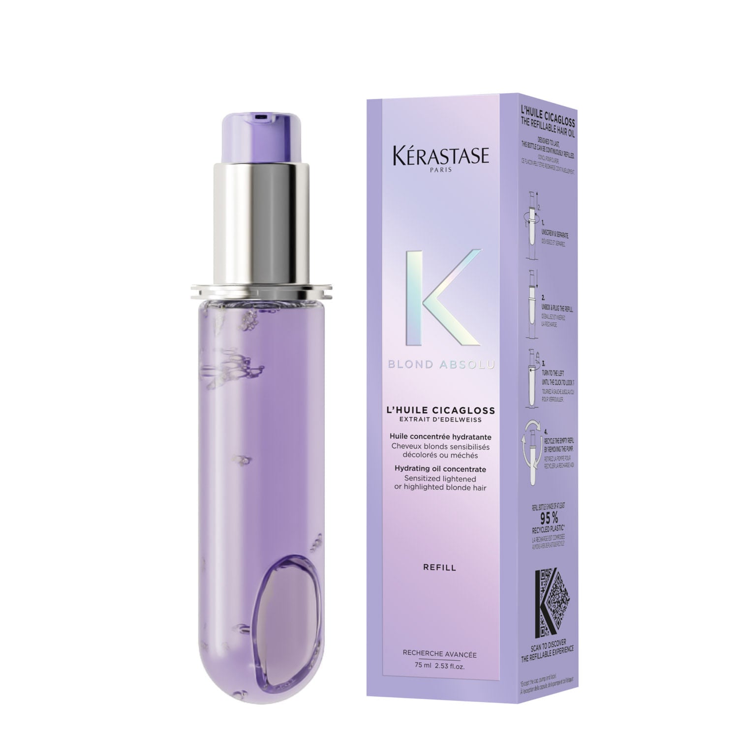 K Refill Óleo L'huile Cicagloss 75ML
