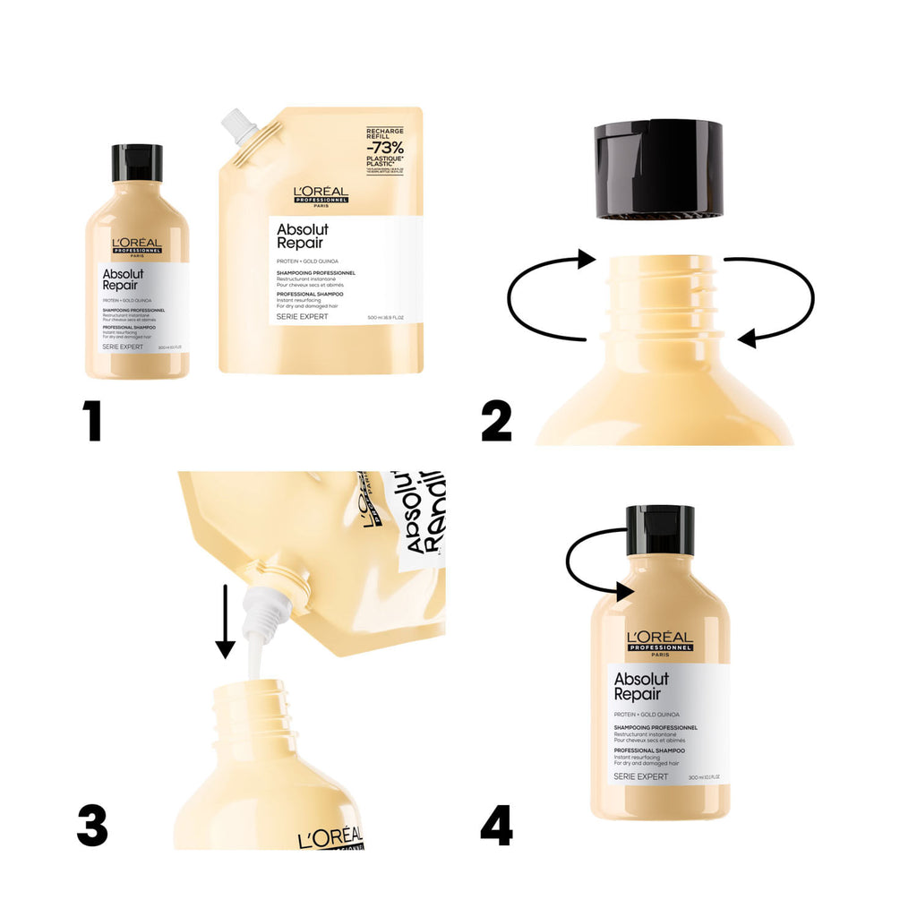 Absolut Repair Gold Quinoa Shampoo Refill