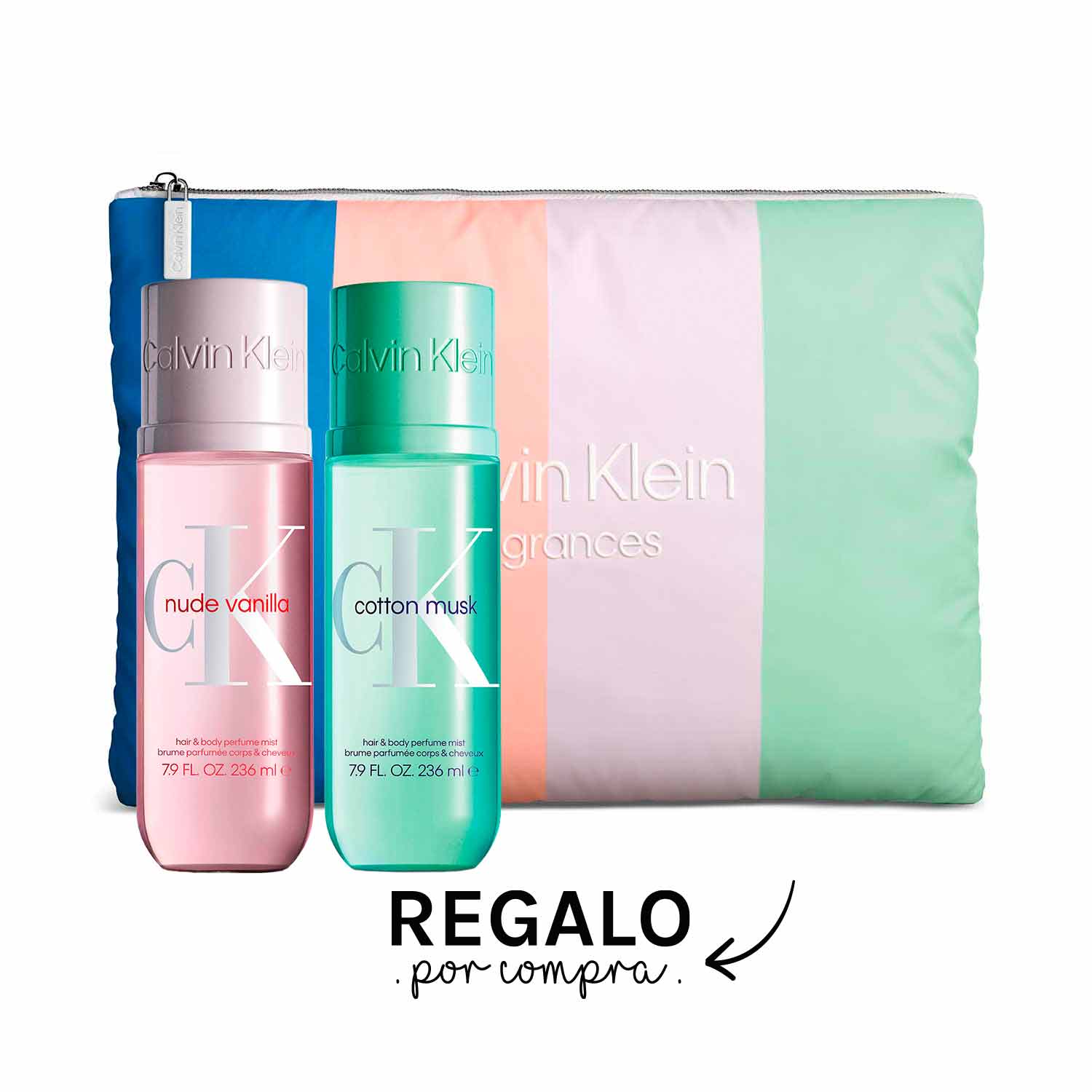 Ck Body Mist X2 + Pouch